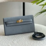 Hermes-Kelly-To-Go-Wallet-Grey