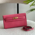 Hermes-Kelly-To-Go-Wallet-Hot-Pink