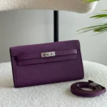 Hermes-Kelly-To-Go-Wallet-Purple