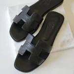 Hermes-Oran-Sandal-Hard-Leather-Black-3