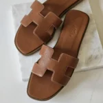 Hermes-Oran-Sandal-Soft-Leather-Brown-4