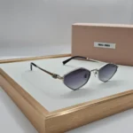 Miu Miu MU 56ZS sunglasses Silver Gradient