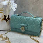 My Dior Mini Bag Cannage Lambskin Gold Lavender
