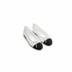 chanel lace Cap Toe Bow Flats