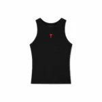 Ami Paris Ami de Coeur Ribbed Tank Top