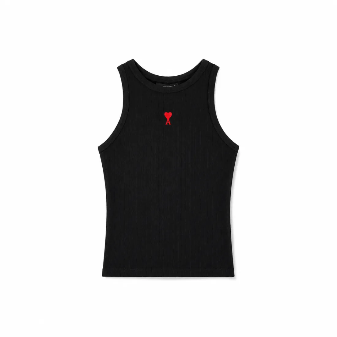 Ami Paris Ami de Coeur Ribbed Tank Top Ami Paris Ami de Coeur Ribbed Tank Top