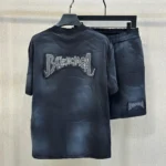 Balenciaga Metal Logo Co-ord Set (Super Master Quality) Black 2