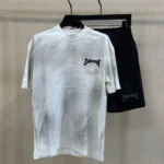 Balenciaga Metal Logo Co-ord Set (Super Master Quality) White