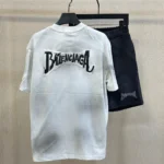 Balenciaga Metal Logo Co-ord Set (Super Master Quality) White 2