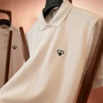 DIOR CD Bee Embroidered Cotton Piqué Polo Shirt White 3