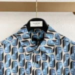 FENDI FF Logo Print Short-Sleeve Shirt & Drawstring Shorts Set 3