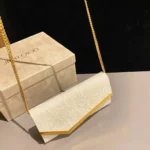 Jimmy Choo Emmie Clutch White 2