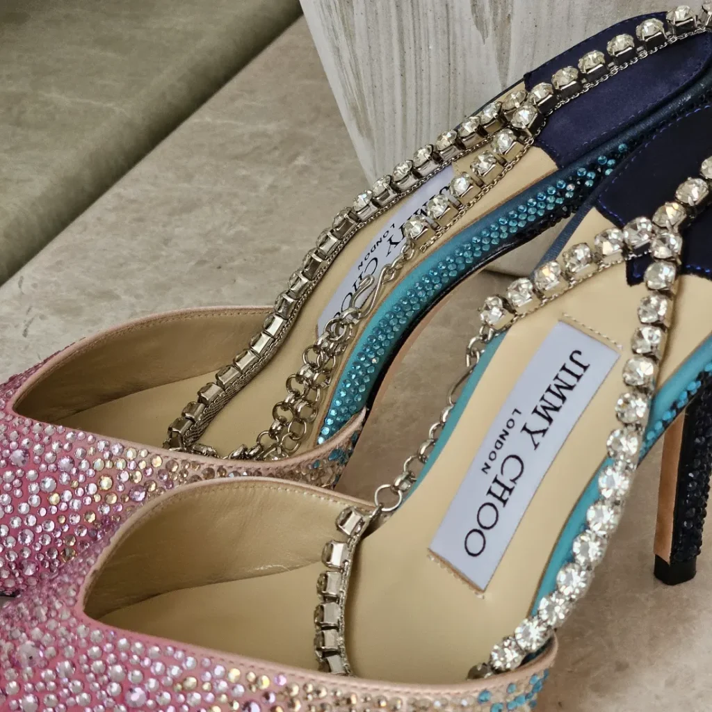 Jimmy Choo Saeda Crystal-Embellished Pumps 1