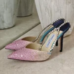 Jimmy Choo Saeda Crystal-Embellished Pumps - Image 3
