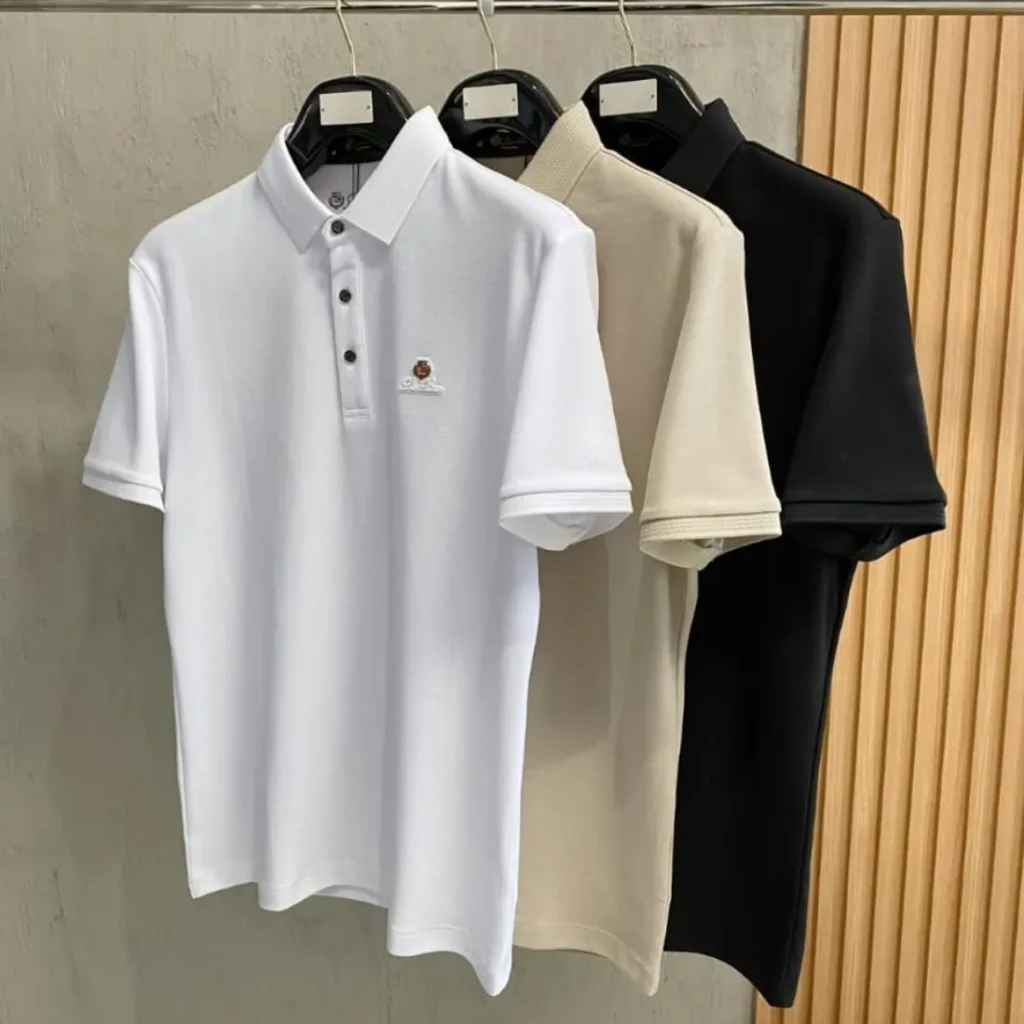 Loro Piana Embroidered Crest Piqué Polo Shirt MC