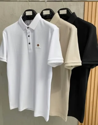 Loro Piana Embroidered Crest Piqué Polo Shirt MC