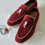 Loro Piana Summer Walker (Contrast Trim)Burgundy