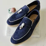 Loro Piana Summer Walker (Contrast Trim)Navy Blue