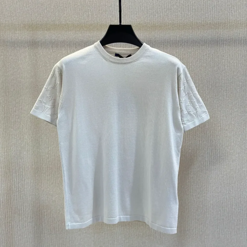 Louis Vuitton Monogram Sleeve Knit T-Shirt White