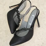 Manolo Blahnik Balenciaga Slingback Pumps Black