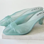Chloé Jelly Mule Cyan