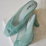 Chloé Jelly Mule Cyan 2