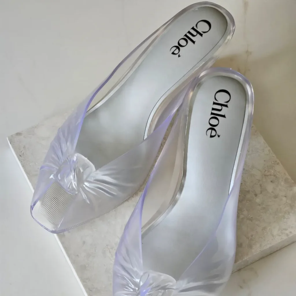 Chloé Jelly Mule Nude