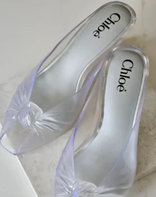 Chloé Jelly Mule Nude