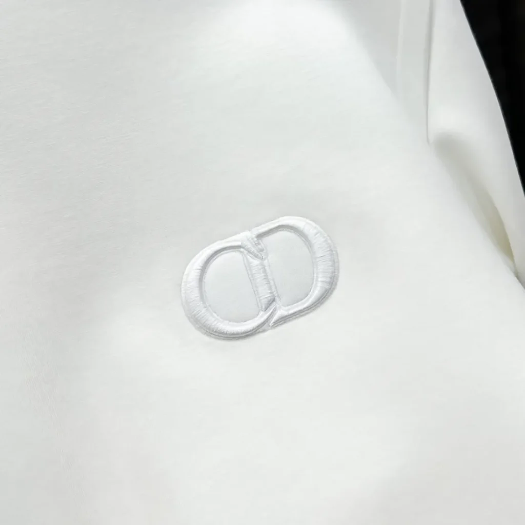 Dior CD Icon Crewneck Sweatshirt White 4