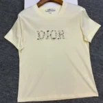 Dior 'Plan de Paris' Embroidered T-Shirt Beige