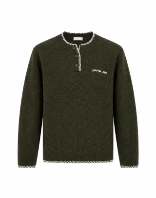 Dior Ribbed Henley Sweater
