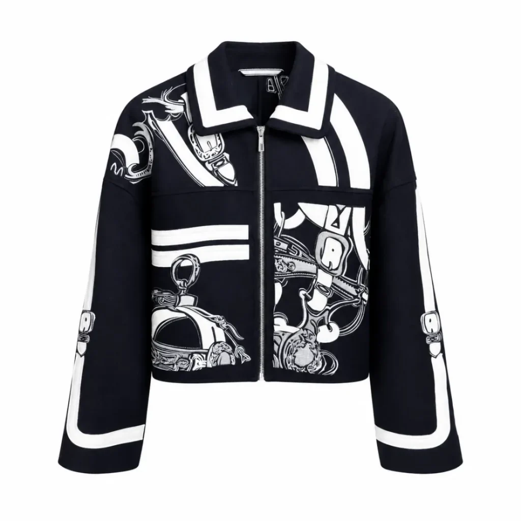 Hermès Equestrian Harness Embroidered