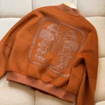 Hermès Harness Motif Leather-Patch Bomber Jacket 2