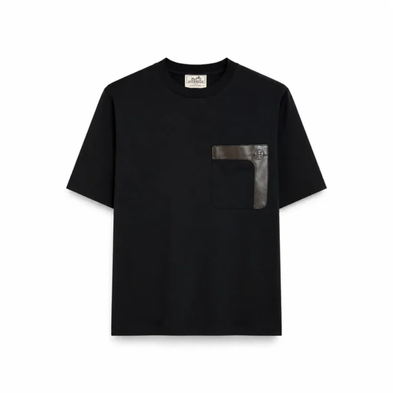 Hermès Leather Detail Pocket T-Shirt