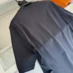 Hermès Leather Detail Pocket T-Shirt Gray 3