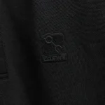 Loewe Anagram Embroidered Polo Shirt Black 4