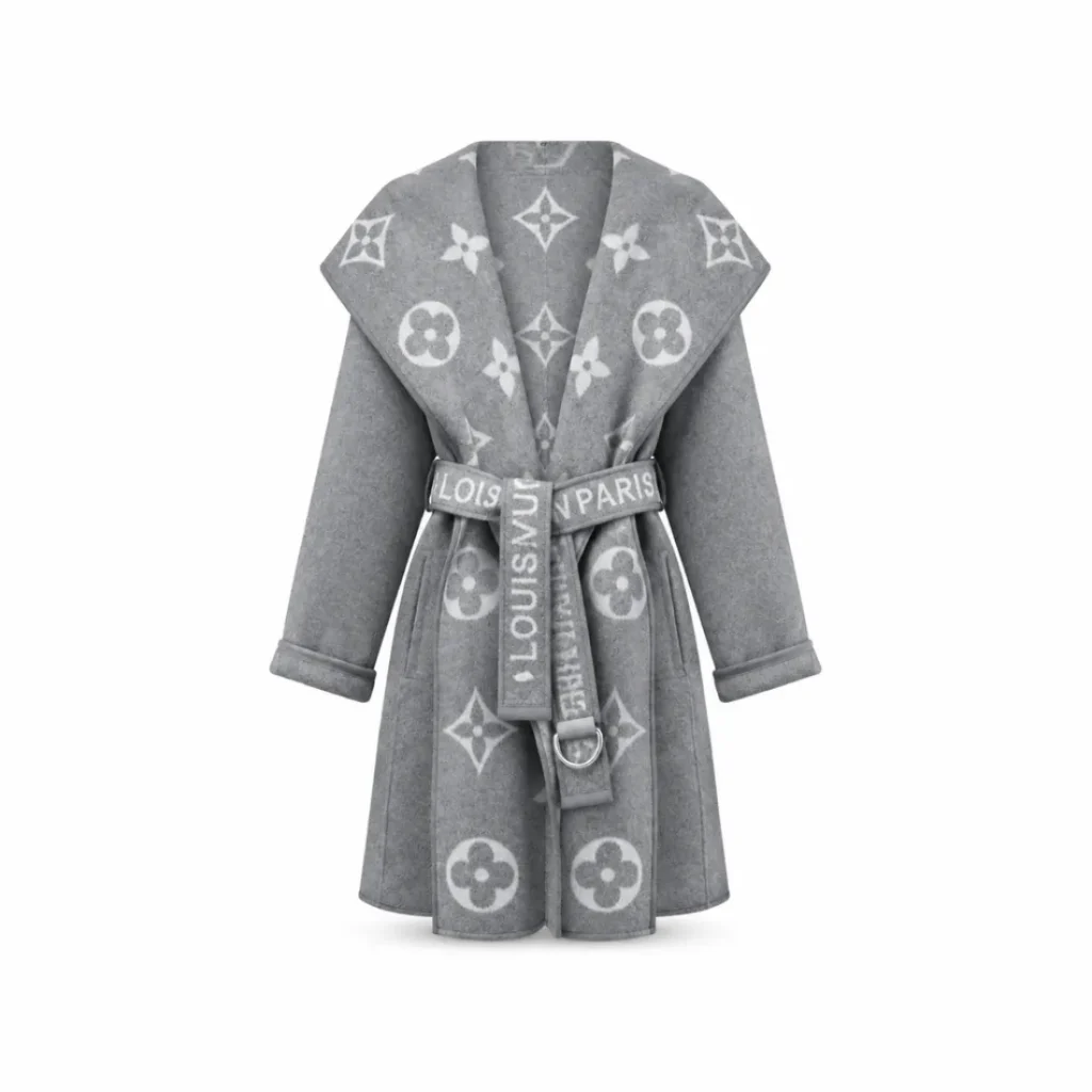 Louis Vuitton Monogram Reversible Belted Coat