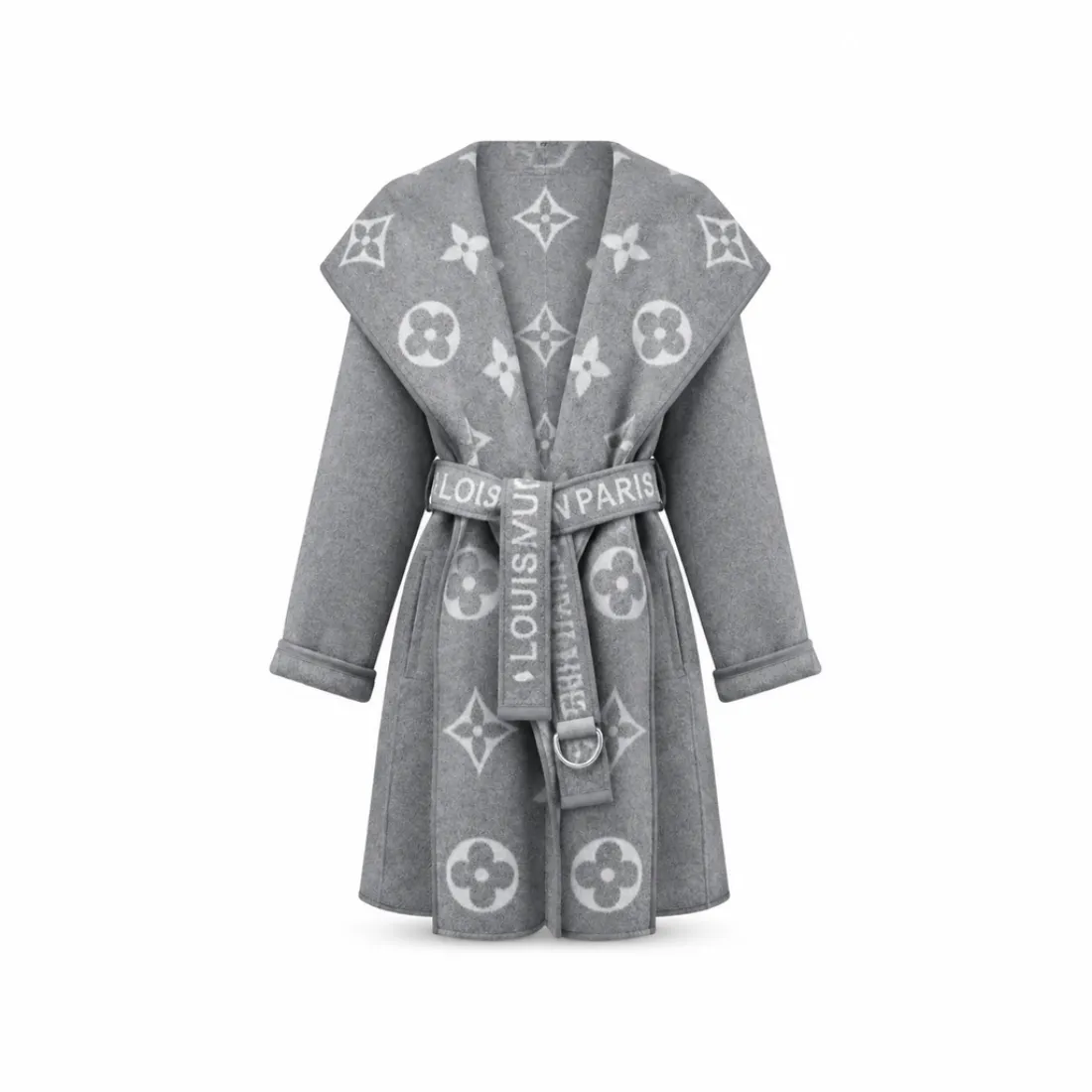 Louis Vuitton Monogram Reversible Belted Coat Louis Vuitton Monogram Reversible Belted Coat