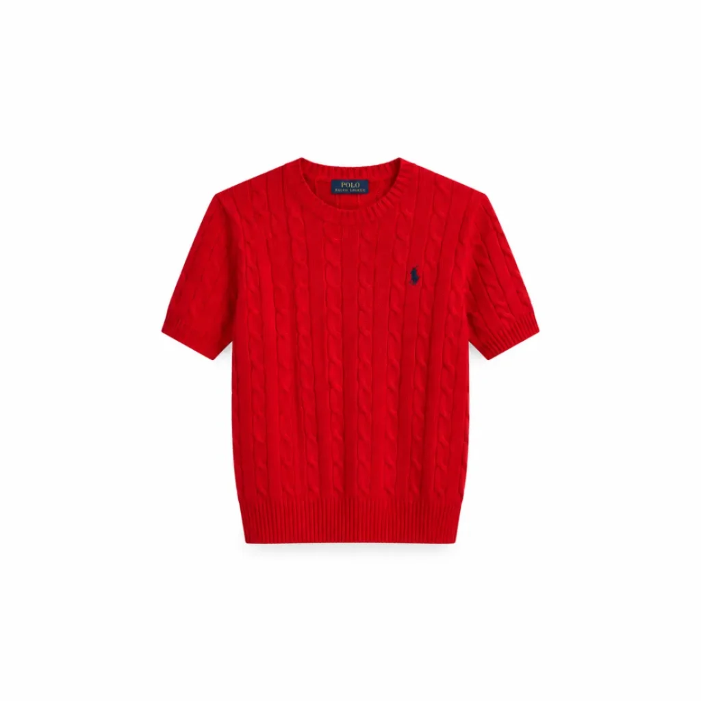 Polo Ralph Lauren Cable-Knit Short-Sleeve