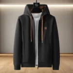 Ermenegildo Zegna Luxury Hooded Zip-Up Tracksuit Set