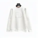 Hermes Crewneck Sweatshirt with Embossed Horse Motif