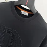Hermes Crewneck Sweatshirt with Embossed Horse Motif