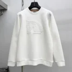 Hermes Crewneck Sweatshirt with Embossed Horse Motif