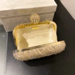 Jimmy Choo Satin Box Clutch