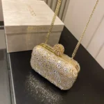 Jimmy Choo Satin Box Clutch