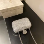 Jimmy Choo Satin Box Clutch