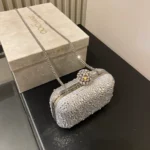 Jimmy Choo Satin Box Clutch